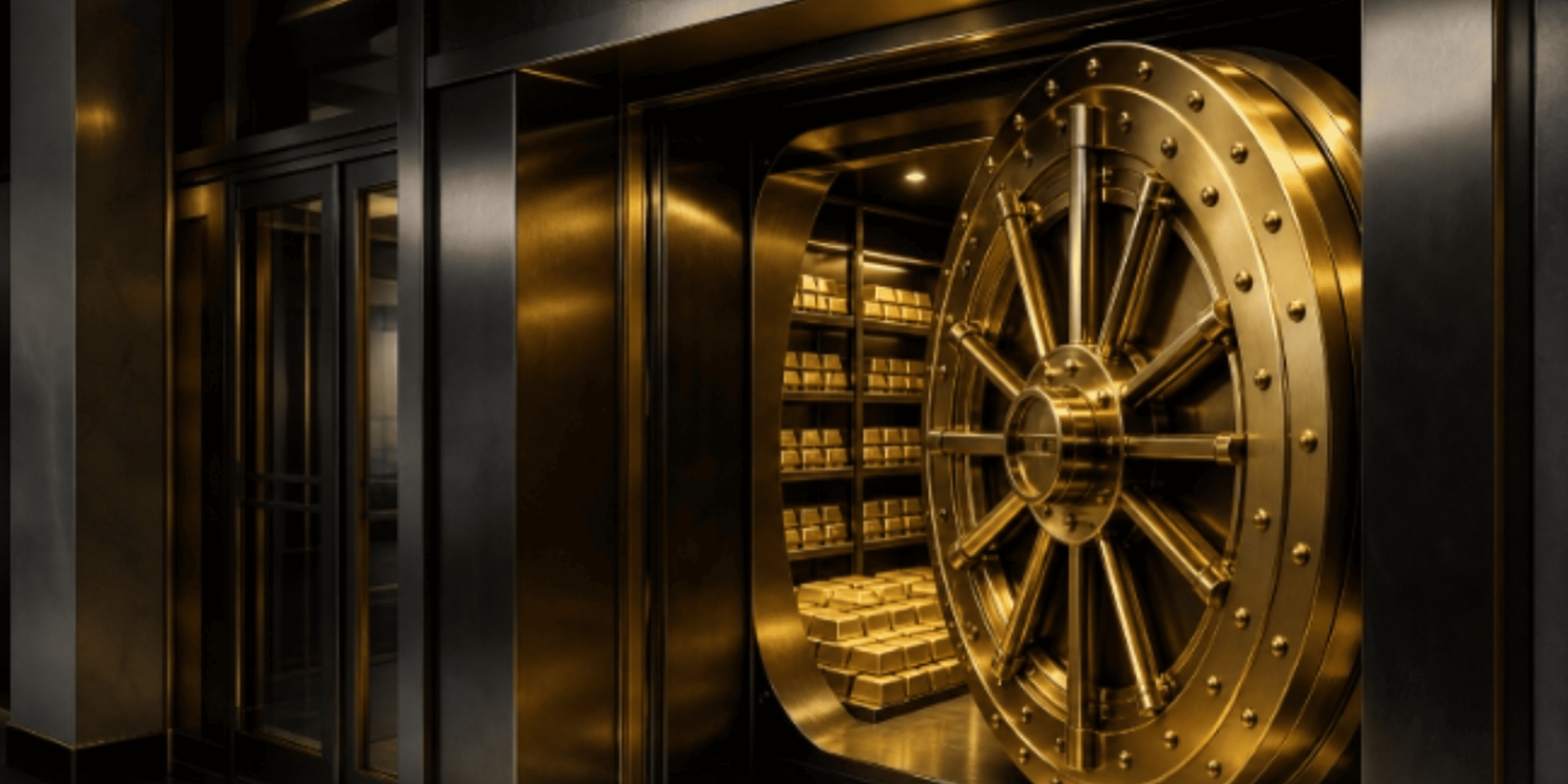 Secured gold vault