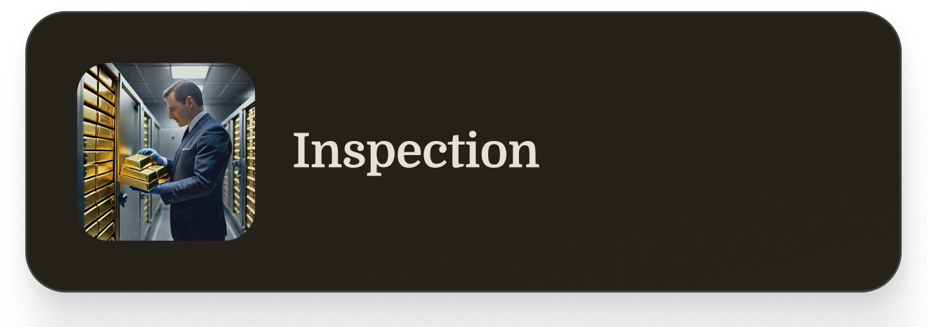 Vault inspection rights